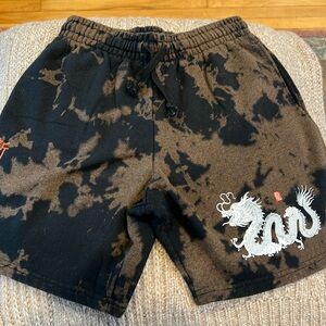 Artist, union, fleece shorts, size medium, cotton polyester blend